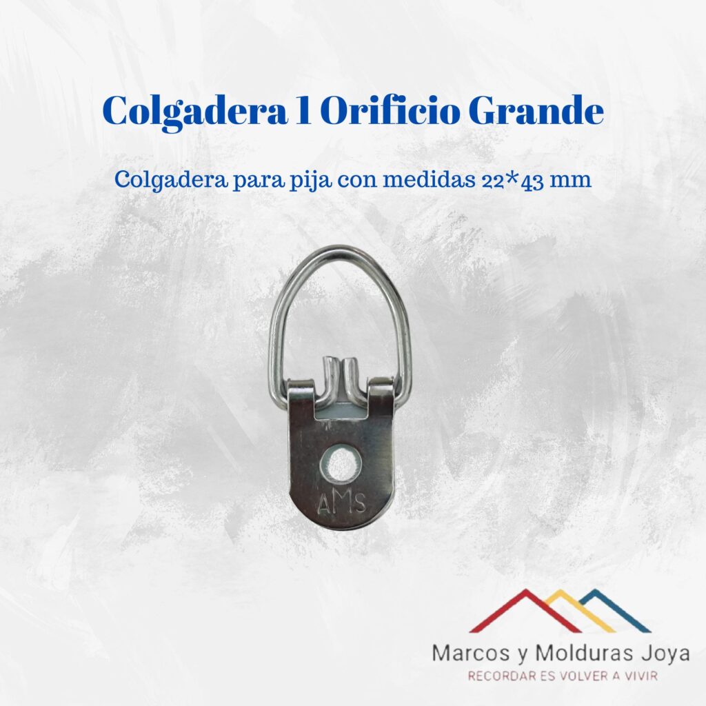 Colgadera 1 orificio grande