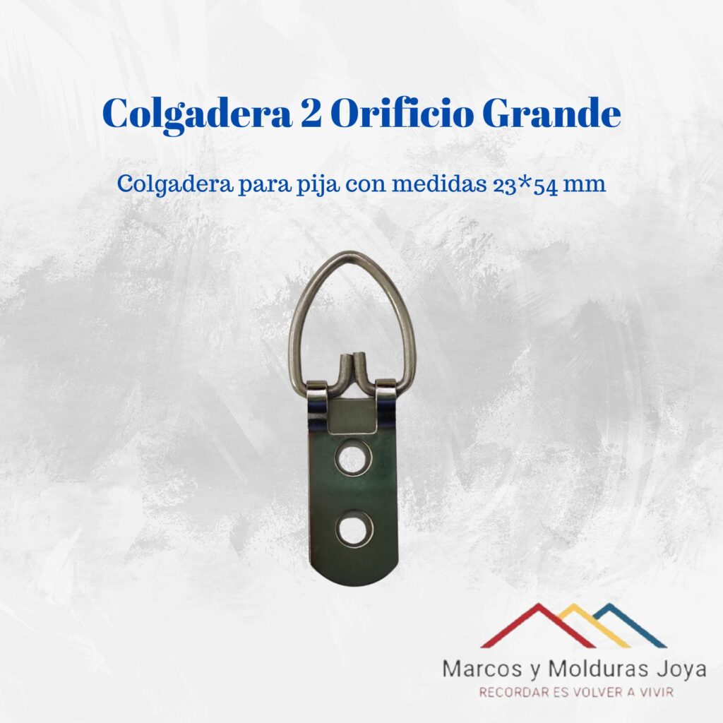 Colgadera 2 orificio grande